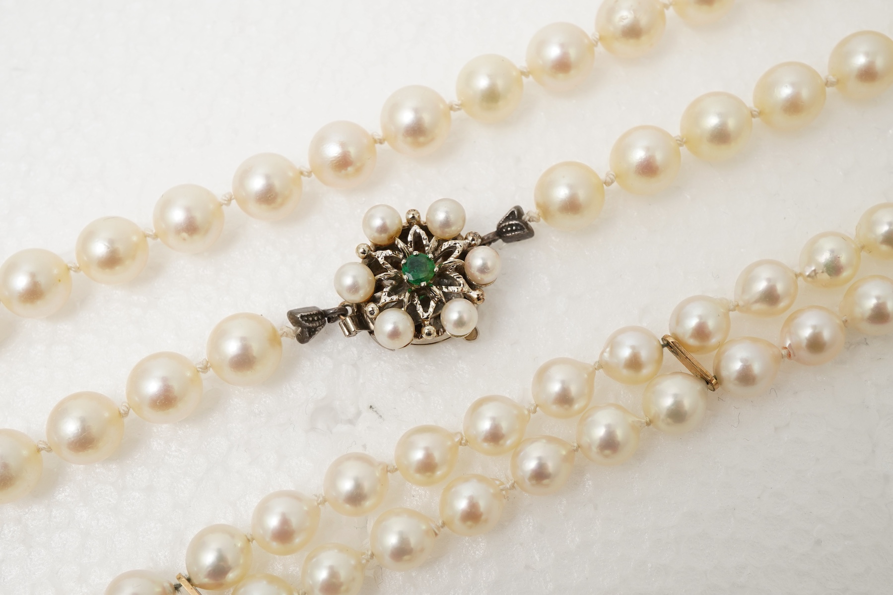 A collection of cultured pearl jewels